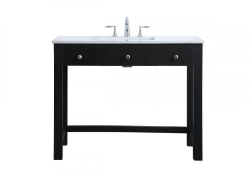 Elegant Lighting Hudson 42 Inch Ada Compliant Bathroom Vanity in Grey Model: VF14842GR