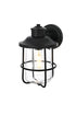 Elegant Lighting Huxley 1 Light Wall Sconce W7 Inch xH11.5 Inch xE8 Inch in Black Model: OD808W12BK