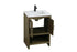 Elegant Lighting Ira Vanity Cabinet 2Dr W24 Inch xD19 Inch xH34 Inch in Chestnut Brown Model: VF25224MCB