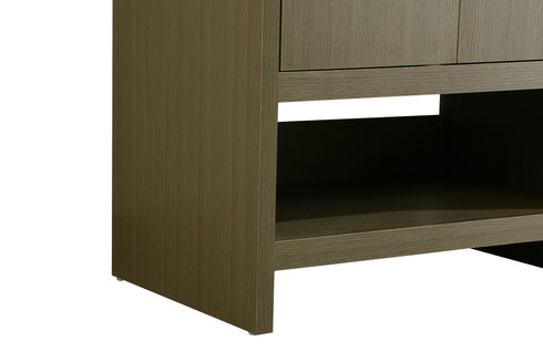 Elegant Lighting Ira Vanity Cabinet 2Dr W24 Inch xD19 Inch xH34 Inch in Chestnut Brown Model: VF25224MCB