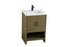 Elegant Lighting Ira Vanity Cabinet 2Dr W24 Inch xD19 Inch xH34 Inch in Chestnut Brown Model: VF25224MCB