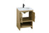 Elegant Lighting Ira Vanity Cabinet 2Dr W24 Inch xD19 Inch xH34 Inch in Honey Brown Model: VF25224MHB