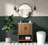 Elegant Lighting Ira Vanity Cabinet 2Dr W24 Inch xD19 Inch xH34 Inch WB in Walnut Brown Finish Model: VF25224WB