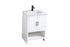 Elegant Lighting Ira Vanity Cabinet 2Dr W24 Inch xD19 Inch xH34 Inch WH in White Finish Model: VF25224MWH