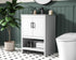 Elegant Lighting Ira Vanity Cabinet 2Dr W24 Inch xD19 Inch xH34 Inch WH in White Finish Model: VF25224MWH