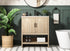 Elegant Lighting Ira Vanity Cabinet 2Dr W30 Inch x D19 Inch x H34 Inch MW in Mango Wood Finish Model: VF25230MW