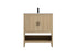Elegant Lighting Ira Vanity Cabinet 2Dr W30 Inch x D19 Inch x H34 Inch MW in Mango Wood Finish Model: VF25230MW
