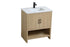 Elegant Lighting Ira Vanity Cabinet 2Dr W30 Inch x D19 Inch x H34 Inch MW in Mango Wood Finish Model: VF25230MW