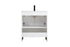 Elegant Lighting Ira Vanity Cabinet 2Dr W30 Inch x D19 Inch x H34 Inch WH in White Finish Model: VF25230MWH