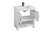 Elegant Lighting Ira Vanity Cabinet 2Dr W30 Inch x D19 Inch x H34 Inch WH in White Finish Model: VF25230MWH