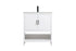 Elegant Lighting Ira Vanity Cabinet 2Dr W30 Inch x D19 Inch x H34 Inch WH in White Finish Model: VF25230MWH