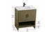 Elegant Lighting Ira Vanity Cabinet 2Dr W30 Inch xD19 Inch xH34 Inch in Chestnut Brown Model: VF25230MCB
