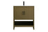Elegant Lighting Ira Vanity Cabinet 2Dr W30 Inch xD19 Inch xH34 Inch in Chestnut Brown Model: VF25230MCB