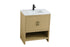 Elegant Lighting Ira Vanity Cabinet 2Dr W30 Inch xD19 Inch xH34 Inch in Honey Brown Model: VF25230MHB