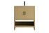 Elegant Lighting Ira Vanity Cabinet 2Dr W30 Inch xD19 Inch xH34 Inch in Honey Brown Model: VF25230MHB