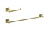 Elegant Lighting Isla 2 piece Bathroom Hardware Set in Brushed Gold Model: HWB-12S2BGD