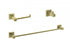 Elegant Lighting Isla 3 piece Bathroom Hardware Set in Brushed Gold Model: HWB-12S3HBGD