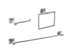 Elegant Lighting Isla 3 piece Bathroom Hardware Set in Brushed Gold Model: HWB-12S3RBGD