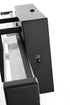 Elegant Lighting Ivaan 1 Light Wall Sconce L16 Inch E4.5 Inch H4.3 Inch LED 8 Watt 3CCT in Black Model: LD302W16BK