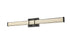 Elegant Lighting Ivaan 1 Light Wall Sconce L31 Inch E4.5 Inch H4.3 Inch LED 18 Watt 3CCT in Black Model: LD302W31BK