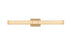 Elegant Lighting Ivaan 1 Light Wall Sconce L31 Inch E4.5 Inch H4.3 Inch LED 18 Watt 3CCT in Satin Gold Model: LD302W31SG