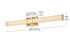 Elegant Lighting Ivaan 1 Light Wall Sconce L31 Inch E4.5 Inch H4.3 Inch LED 18 Watt 3CCT in Satin Gold Model: LD302W31SG