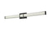 Elegant Lighting Ivaan 1 Light Wall Sconce L36 Inch E4.5 Inch H4.3 Inch LED 24 Watt 3CCT in Black Model: LD302W36BK