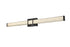 Elegant Lighting Ivaan 1 Light Wall Sconce L36 Inch E4.5 Inch H4.3 Inch LED 24 Watt 3CCT in Black Model: LD302W36BK