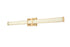 Elegant Lighting Ivaan 1 Light Wall Sconce L36 Inch E4.5 Inch H4.3 Inch LED 24 Watt 3CCT in Satin Gold Model: LD302W36SG