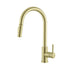 Elegant Lighting Jack Single Handle Pull Down Sprayer Kitchen Faucet in Brushed Gold Model: FAK-302BGD