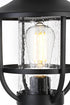 Elegant Lighting Janney 7 inch Outdoor Pendant in Black Model: OD314P17BK