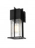 Elegant Lighting Janney 7 inch Outdoor Pendant in Black Model: OD340W12BK
