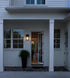 Elegant Lighting Janney 7 inch Outdoor Pendant in Black Model: OD340W12BK