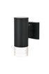 Elegant Lighting Jase 1 Light Wall Sconce W5 Inch xH9 Inch xE6 Inch in Black Model: OD810W9BK
