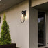 Elegant Lighting Jaxson 1 Light Wall Sconce W10 Inch xH24 Inch xE10 Inch in Black Model: OD811W24BK