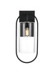 Elegant Lighting Jaxson 1 Light Wall Sconce W10 Inch xH24 Inch xE10 Inch in Black Model: OD811W24BK