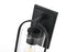 Elegant Lighting Jaxson 1 Light Wall Sconce W6 Inch xH15 Inch xE6 Inch in Black Model: OD811W15BK