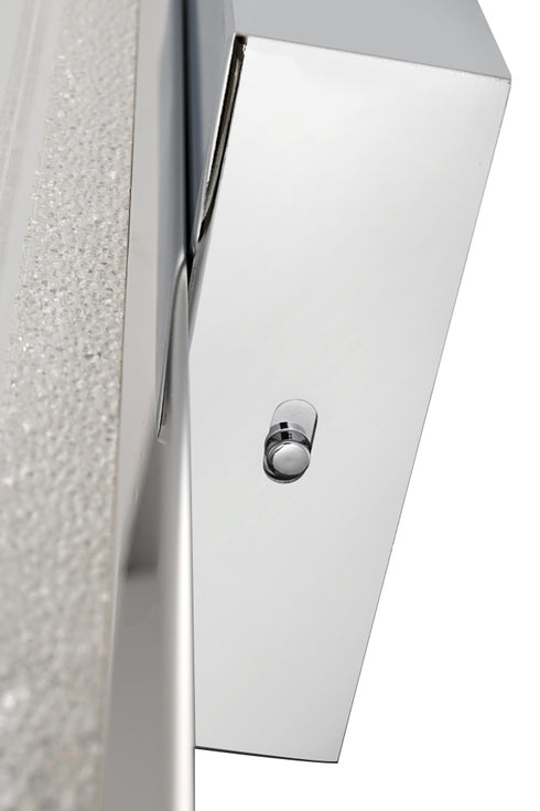 Elegant Lighting Jaxx 1 Light Wall Sconce L16 Inch E4.5 Inch H4.3 Inch LED 8 Watt 3CCT in Chrome Model: LD303W16C
