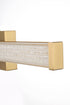 Elegant Lighting Jaxx 1 Light Wall Sconce L24 Inch E4.5 Inch H4.3 Inch LED 14 Watt 3CCT in Satin Gold Model: LD303W24SG