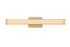 Elegant Lighting Jaxx 1 Light Wall Sconce L24 Inch E4.5 Inch H4.3 Inch LED 14 Watt 3CCT in Satin Gold Model: LD303W24SG