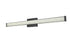 Elegant Lighting Jaxx 1 Light Wall Sconce L36 Inch E4.5 Inch H4.3 Inch LED 24 Watt 3CCT in Black Model: LD303W36BK