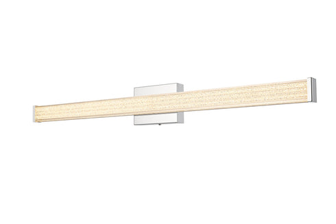 Elegant Lighting Jaxx 1 Light Wall Sconce L36 Inch E4.5 Inch H4.3 Inch LED 24 Watt 3CCT in Chrome Model: LD303W36C