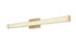 Elegant Lighting Jaxx 1 Light Wall Sconce L36 Inch E4.5 Inch H4.3 Inch LED 24 Watt 3CCT in Satin Gold Model: LD303W36SG