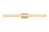 Elegant Lighting Jaxx 1 Light Wall Sconce L36 Inch E4.5 Inch H4.3 Inch LED 24 Watt 3CCT in Satin Gold Model: LD303W36SG