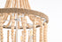 Elegant Lighting Jolie 3 Light Pendant D16 Inch H47 Inch in Beige Model: LD306D16BG