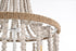 Elegant Lighting Jolie 3 Light Pendant D16 Inch H47 Inch White in Antique white Finish Model: LD306D16WH