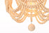 Elegant Lighting Jolie 4 Light Flush Mount D16 Inch H14 Inch in Beige Model: LD306F16BG