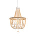 Elegant Lighting Jolie 4 Light Pendant D20 Inch H47 Inch in Beige Model: LD306D20BG