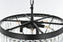 Elegant Lighting Josephine 10 Light Pendant D20 Inch H14 Inch L10 Black in Black and Clear Finish Model: 1060D20BK