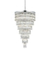 Elegant Lighting Josephine 41 Light Pendant D32 Inch H54 Inch L41 Chrome in Chrome and Clear Finish Model: 1060SR32C